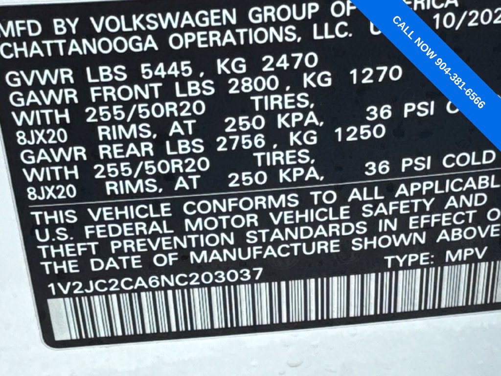 Used 2022 Volkswagen Atlas Cross Sport SE FWD image 4