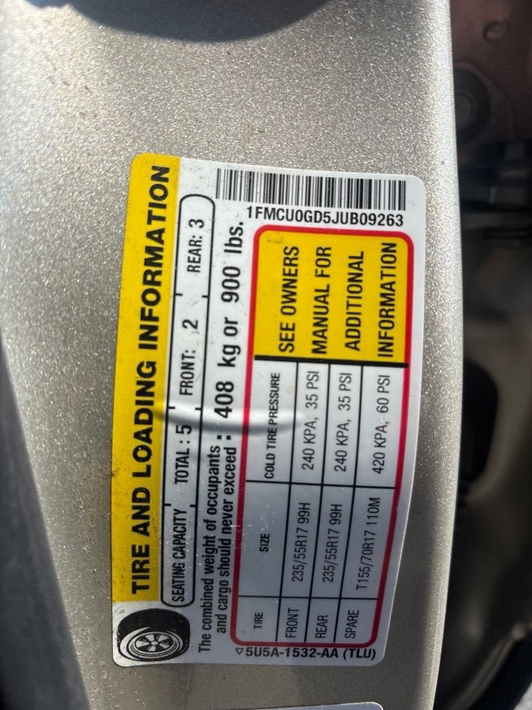 Certified 2018 Ford Escape SE w/ SE Sync 3 Package FWD image 19