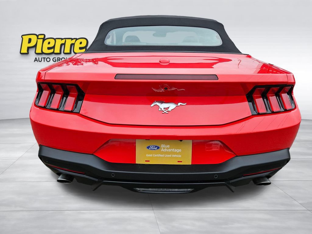 Certified 2025 Ford Mustang Convertible w/ Wheel & Stripe Package RWD image 4