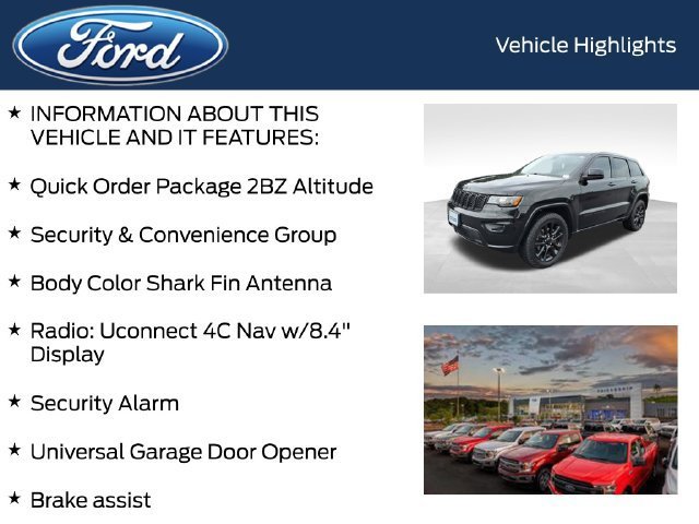 Used 2020 Jeep Grand Cherokee Altitude AWD/4WD image 5