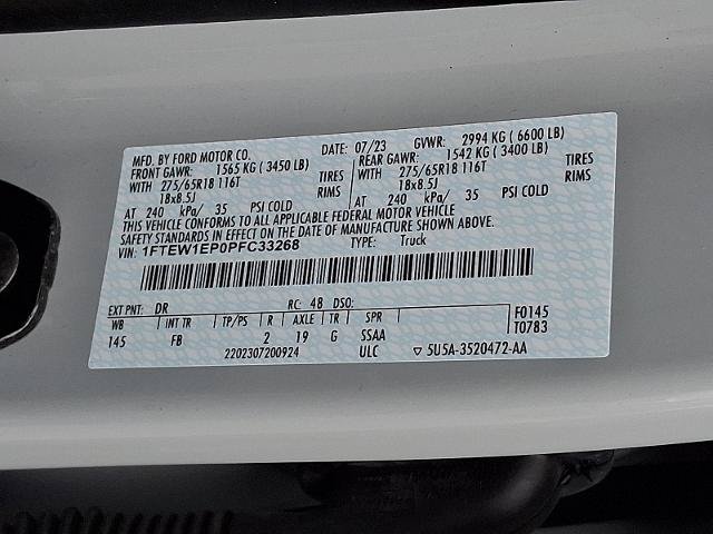 Certified 2023 Ford F150 XLT w/ Equipment Group 302A High AWD/4WD image 25