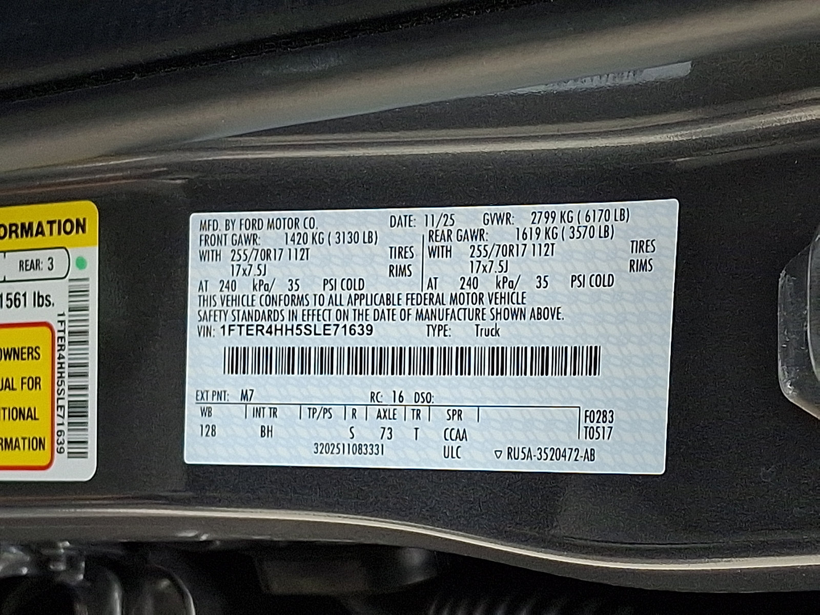 Certified 2025 Ford Ranger XLT w/ FX4 Off-Road Package AWD/4WD image 29