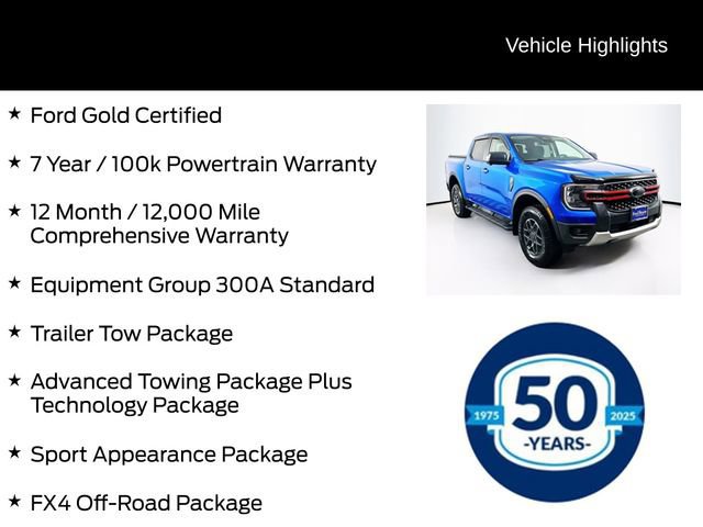 Certified 2025 Ford Ranger XLT AWD/4WD image 11