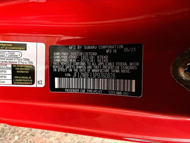 Used 2023 Toyota GR86 Premium w/ ALL Weather Mat Package (TMS) RWD image 32