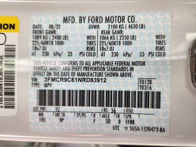 Certified 2022 Ford Bronco Sport Outer Banks w/ Tech Package image 26