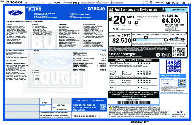 Certified 2026 Ford F150 STX w/ Equipment Group 201A FX4 AWD/4WD image 35