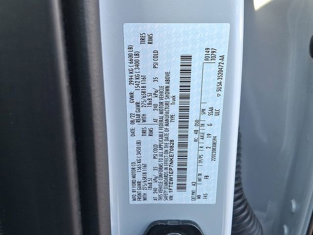 Certified 2022 Ford F150 XLT w/ Equipment Group 302A High image 27