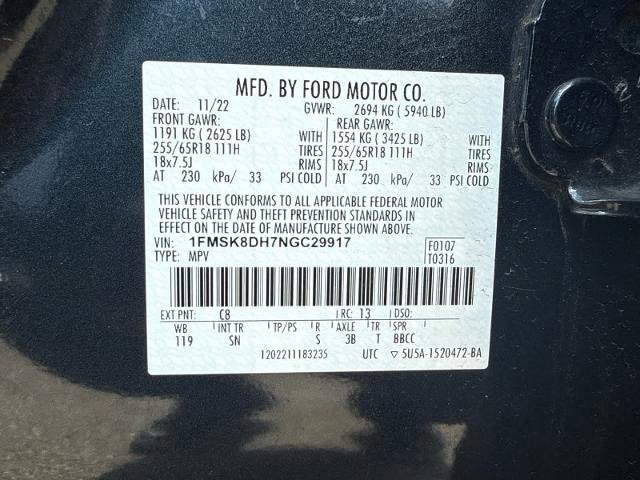 Certified 2022 Ford Explorer XLT w/ Equipment Group 202A image 13