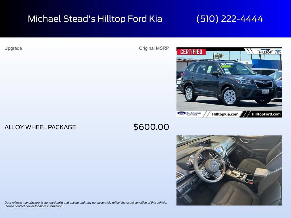 Used 2019 Subaru Forester w/ Alloy Wheel Package AWD/4WD image 6