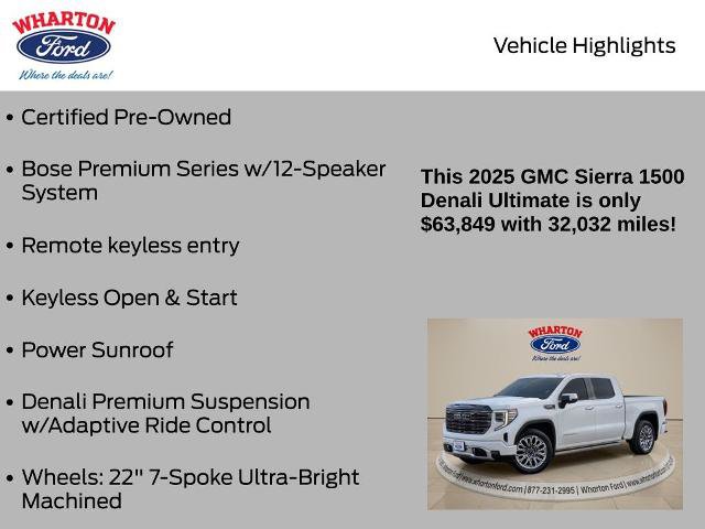 Used 2025 GMC Sierra 1500 Denali Ultimate AWD/4WD image 5