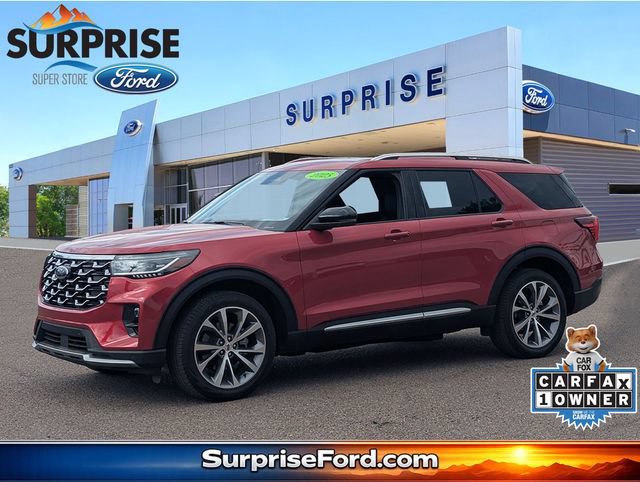 Certified 2025 Ford Explorer Platinum w/ Ultimate Package AWD/4WD image 1