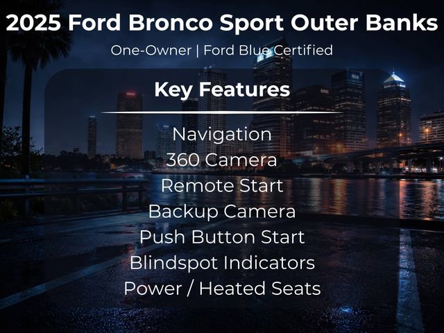 Certified 2025 Ford Bronco Sport Outer Banks w/ Outer Banks Tech Package+ image 12