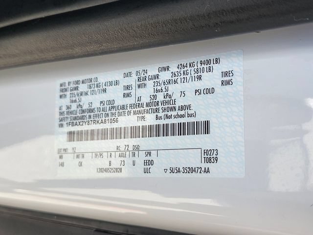 Certified 2024 Ford Transit 350 XLT RWD image 32
