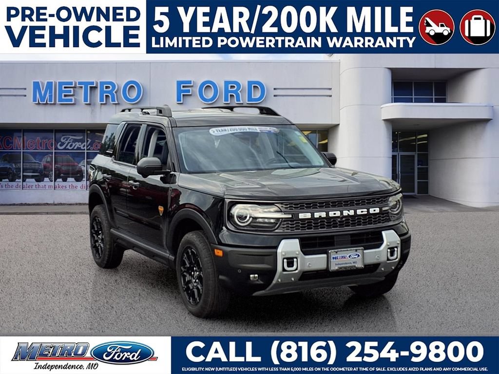 Certified 2025 Ford Bronco Sport Badlands