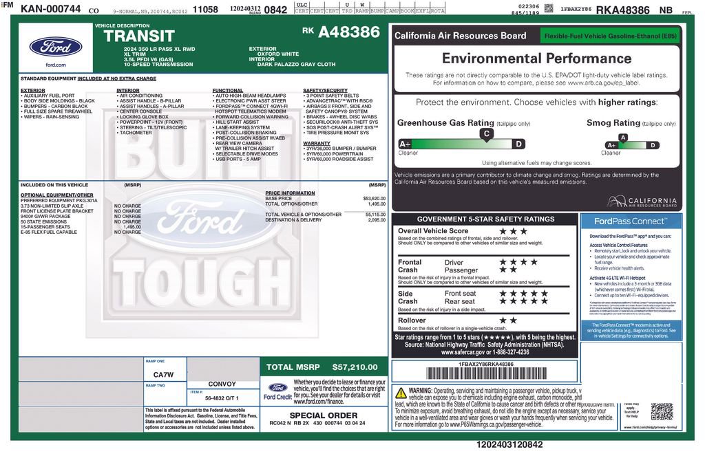 Certified 2024 Ford Transit 350 XL RWD image 43