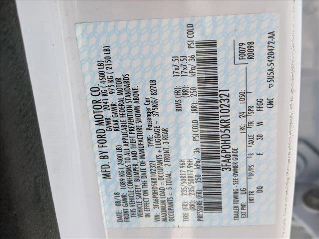 Certified 2019 Ford Fusion SE image 25