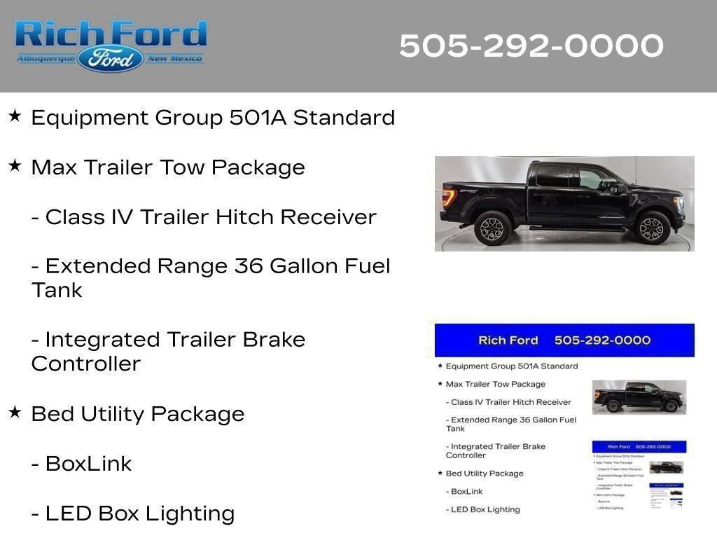 Certified 2023 Ford F150 Lariat w/ Max Trailer Tow Package AWD/4WD image 11