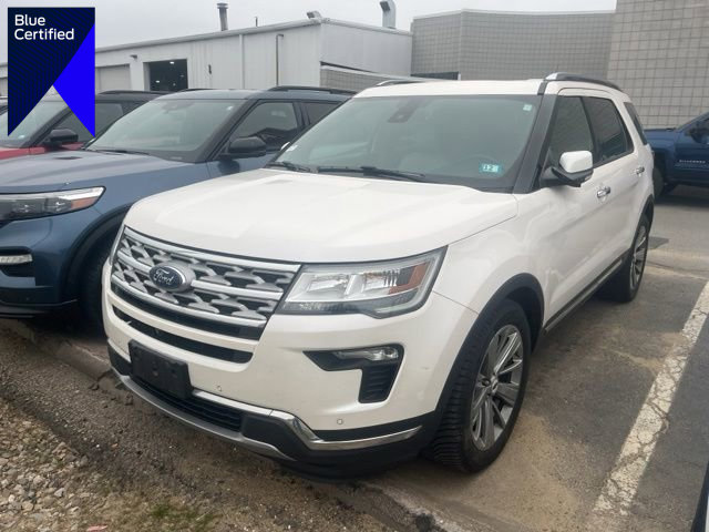 Certified 2018 Ford Explorer Limited w/ Ford Safe & Smart Package FWD image 1