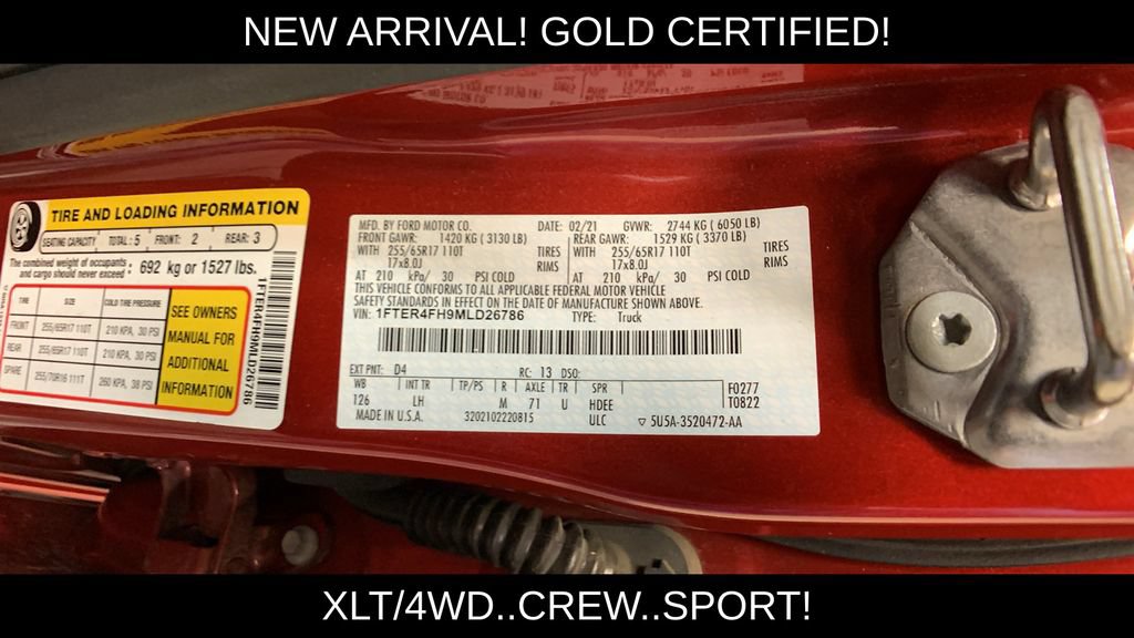 Certified 2021 Ford Ranger XLT w/ Equipment Group 301A Mid AWD/4WD image 43