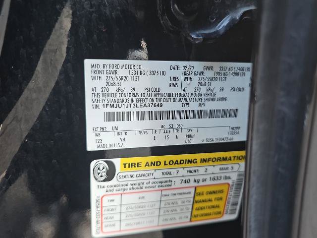 Certified 2020 Ford Expedition XLT w/ Equipment Group 202A AWD/4WD image 36