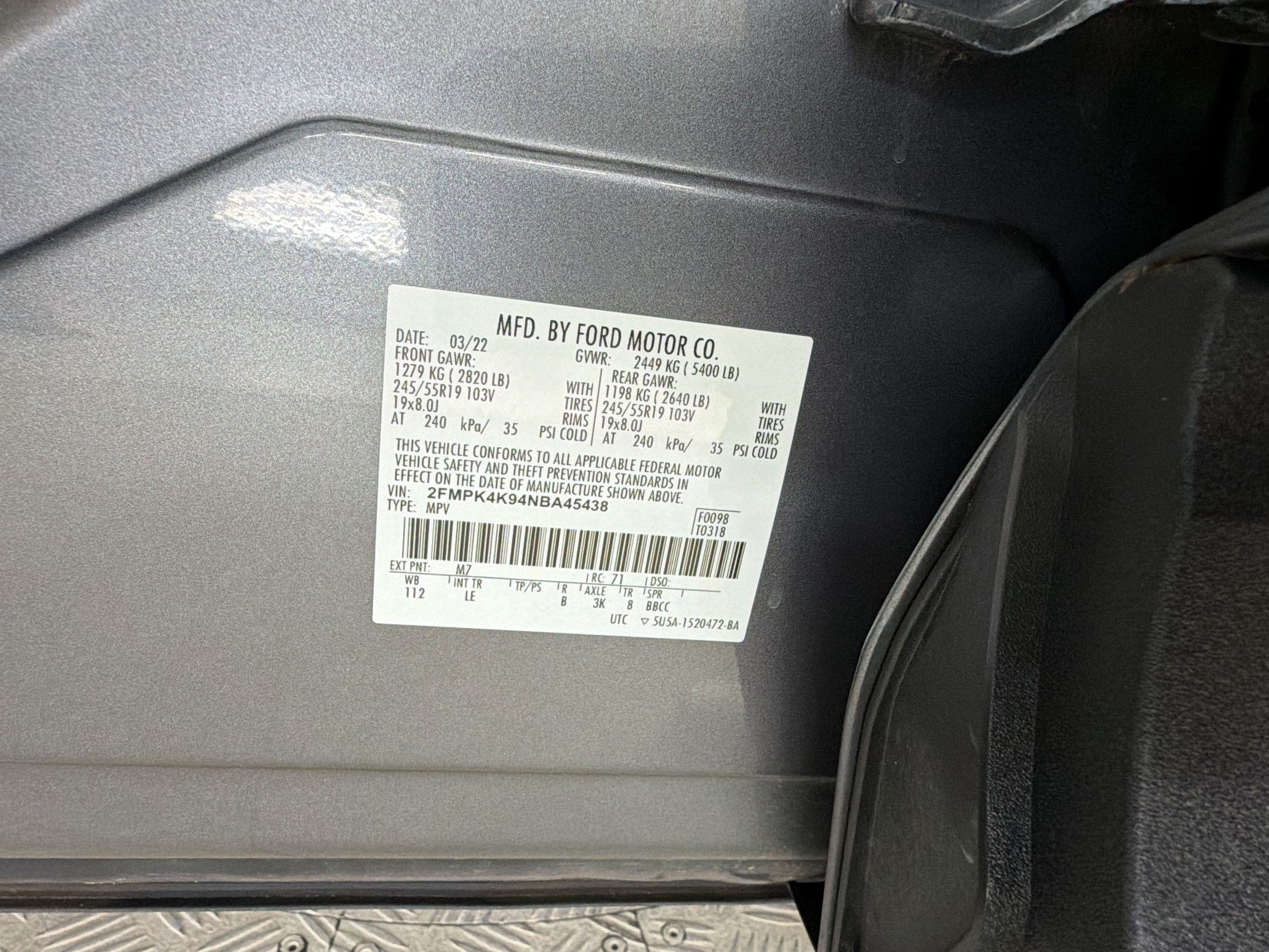 Certified 2022 Ford Edge Titanium AWD/4WD image 22