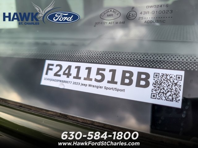 Used 2023 Jeep Wrangler Sport AWD/4WD image 20