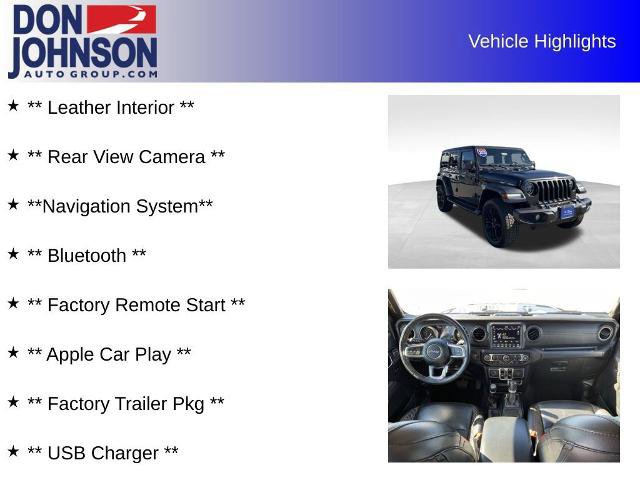 Used 2021 Jeep Wrangler Unlimited Sahara image 13