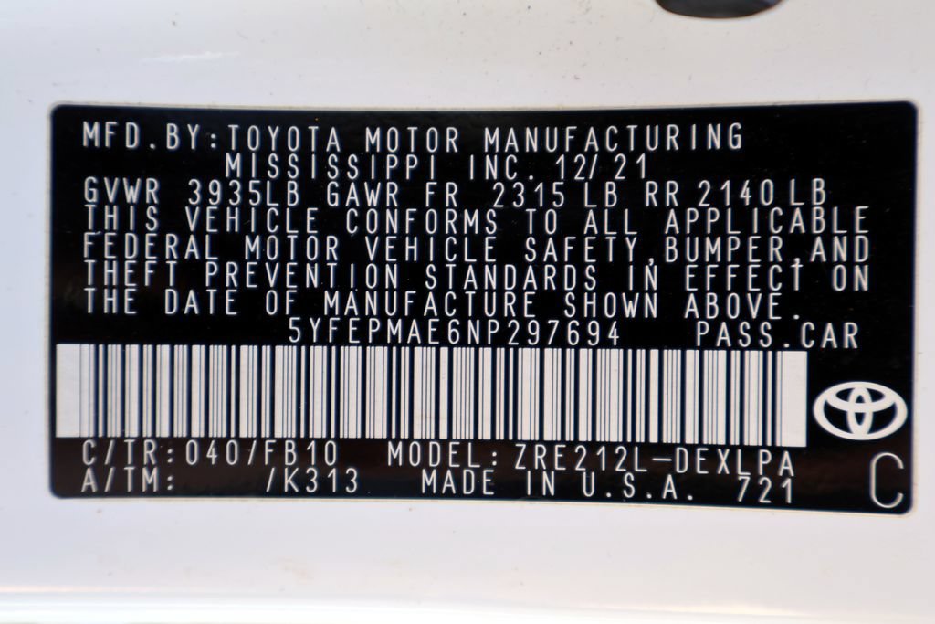 Used 2022 Toyota Corolla LE FWD image 36