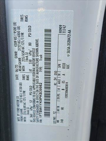 Certified 2023 Ford E-Transit Low Roof w/ Load Area Protection Package RWD image 21