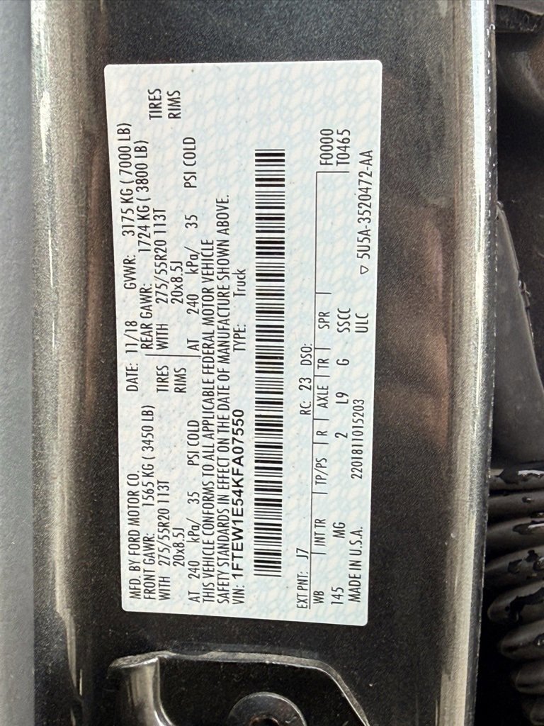 Certified 2019 Ford F150 XLT w/ Equipment Group 302A Luxury image 34