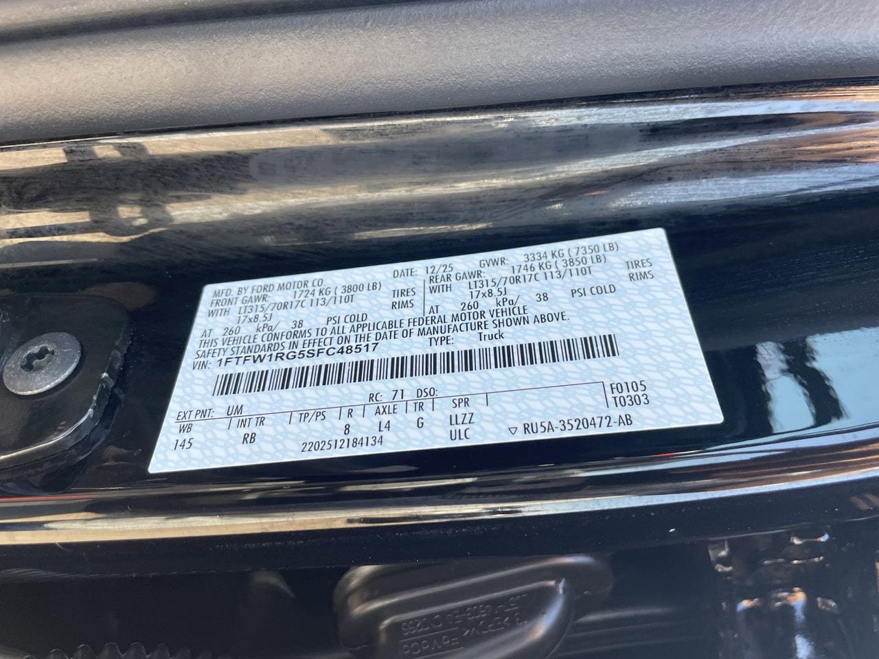 Certified 2025 Ford F150 Raptor AWD/4WD image 30