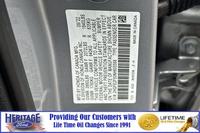 Used 2022 Honda Civic Sport image 27