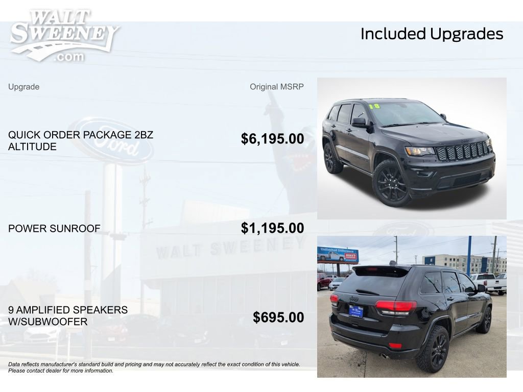 Used 2018 Jeep Grand Cherokee Altitude image 11