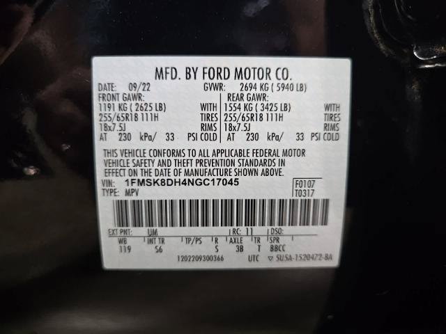 Certified 2022 Ford Explorer XLT w/ Equipment Group 202A AWD/4WD image 20