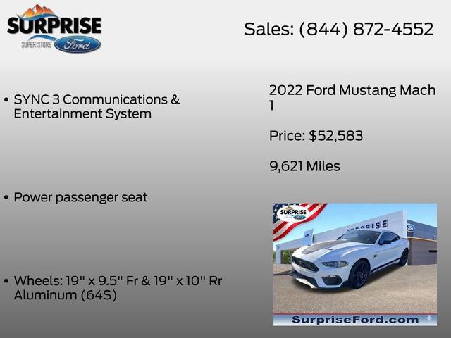 Certified 2022 Ford Mustang Mach 1 RWD image 17