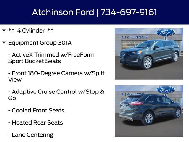 Certified 2023 Ford Edge Titanium w/ Equipment Group 301A image 13