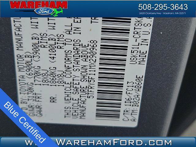 Used 2021 Toyota Tundra SR5 RWD image 9