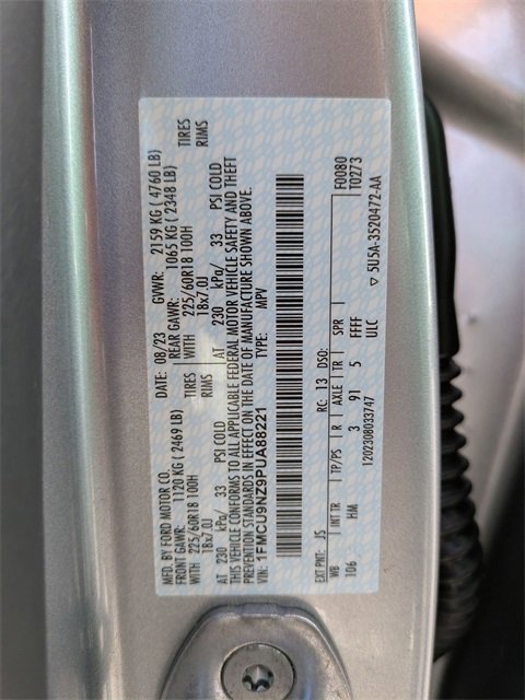 Certified 2023 Ford Escape ST-Line Select image 24