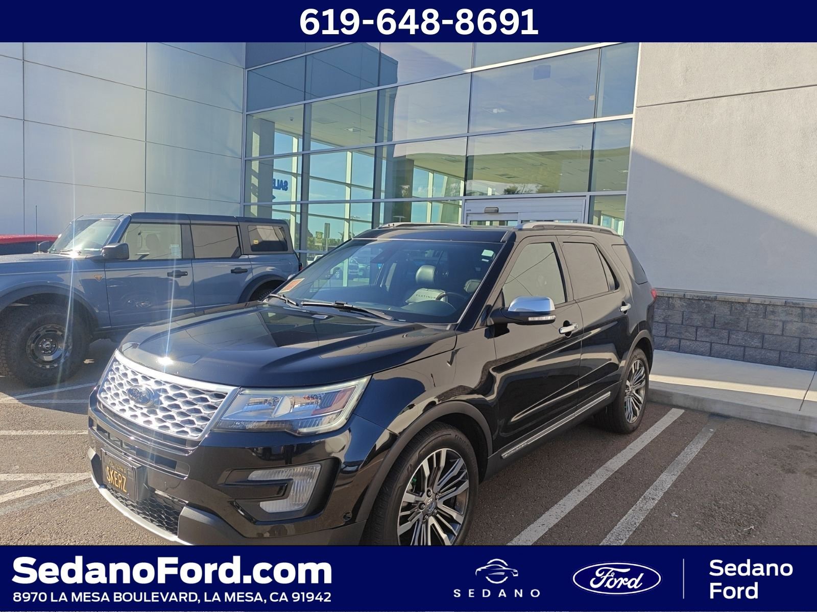 Certified 2017 Ford Explorer Platinum