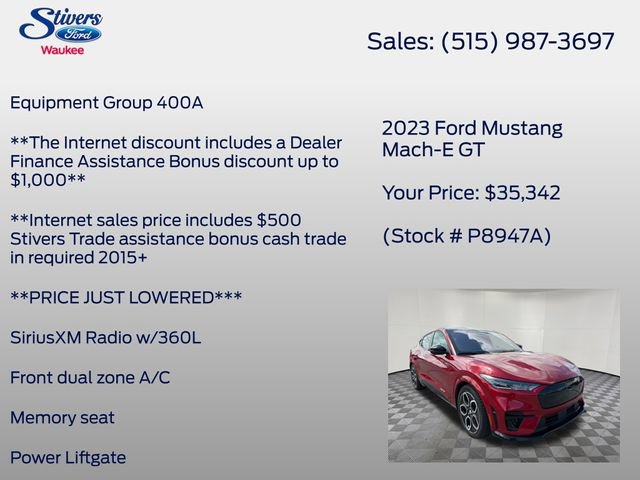 Certified 2023 Ford Mustang Mach-E GT AWD/4WD image 8