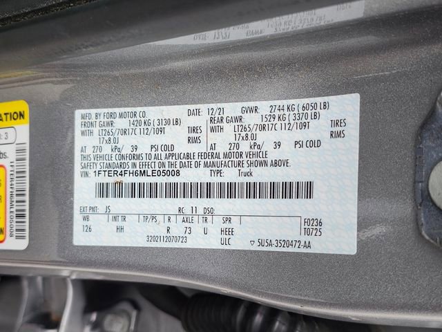 Certified 2021 Ford Ranger Lariat w/ Tremor Off-Road Package AWD/4WD image 34