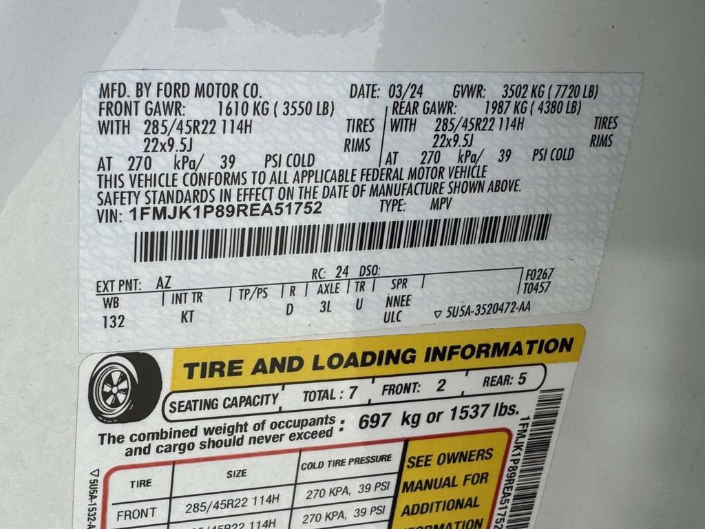 Certified 2024 Ford Expedition Max King Ranch AWD/4WD image 30