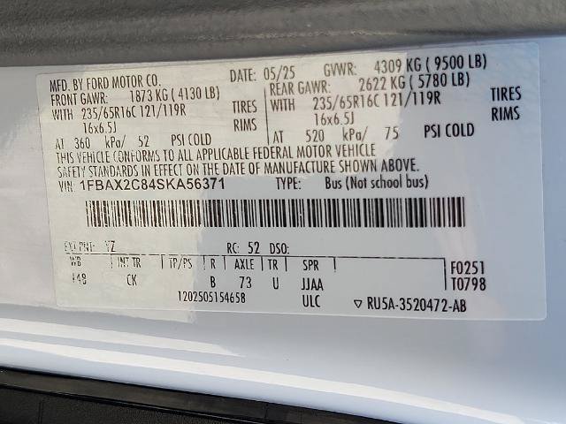 Certified 2025 Ford Transit 350 XLT RWD image 28