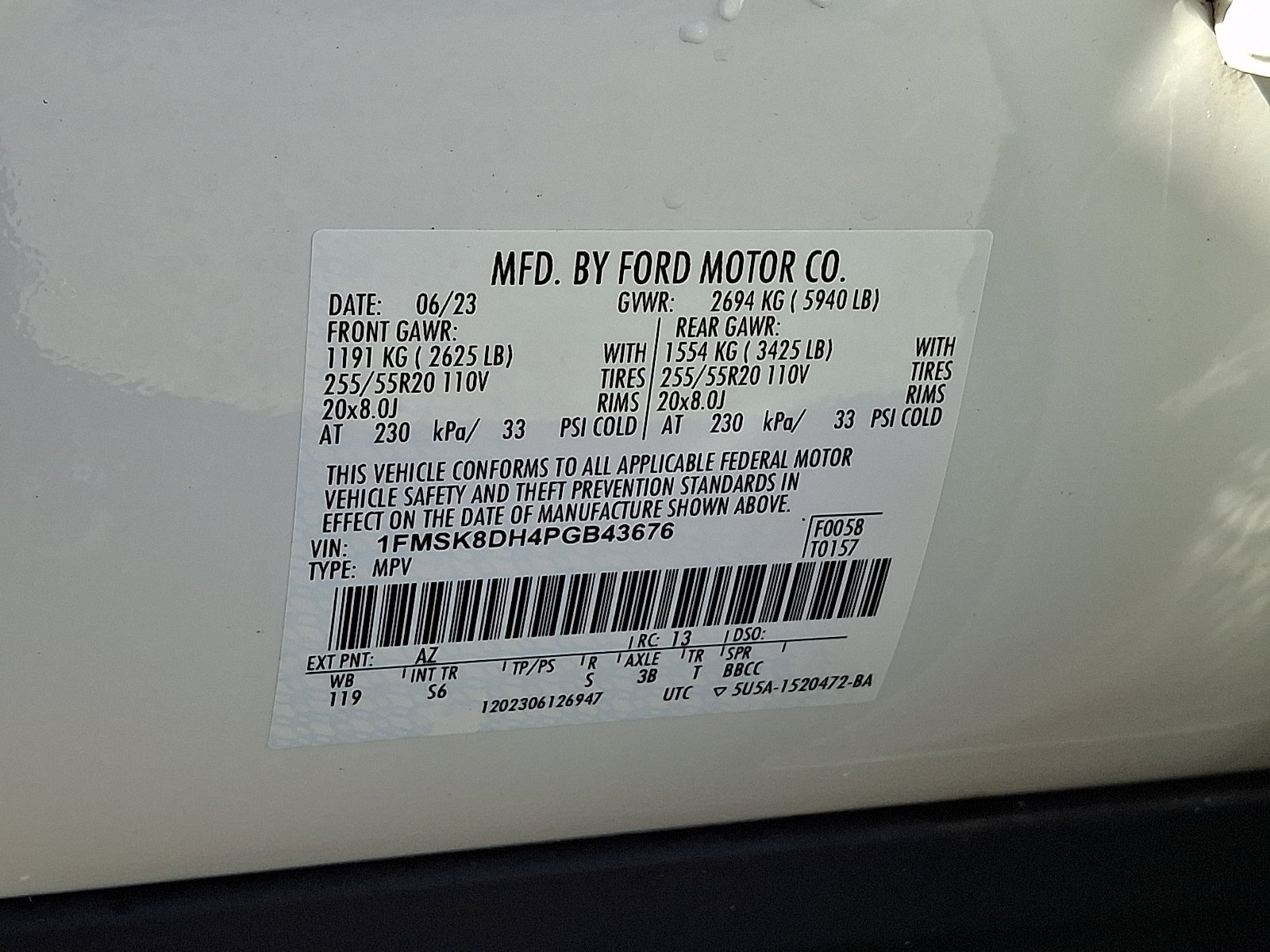 Certified 2023 Ford Explorer XLT w/ Equipment Group 202A AWD/4WD image 33