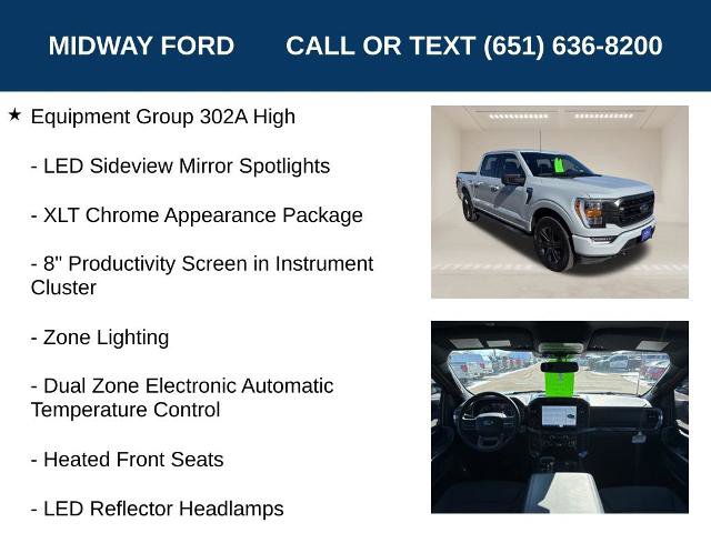 Certified 2023 Ford F150 XLT w/ Equipment Group 302A High image 13