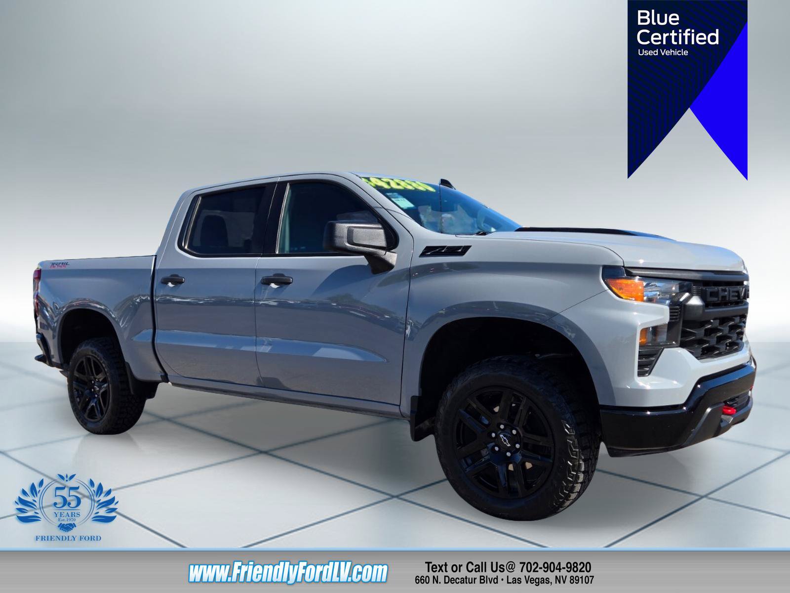 Used 2024 Chevrolet Silverado 1500 Custom Trail Boss w/ LPO, Dark Essentials Package AWD/4WD video 1