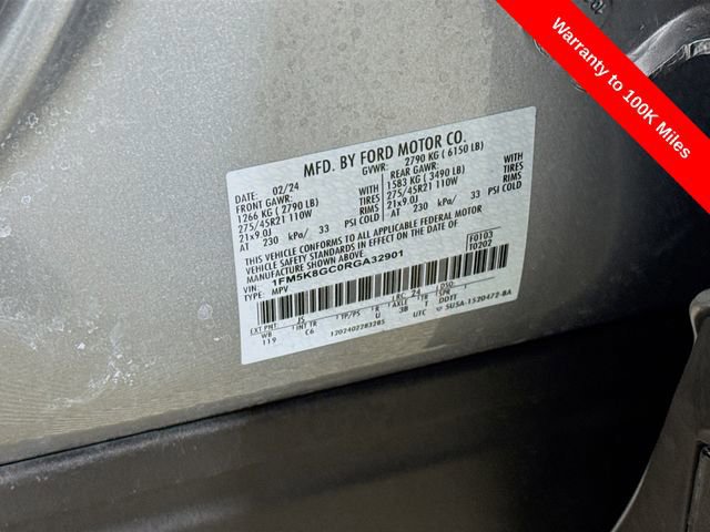 Certified 2024 Ford Explorer ST w/ Equipment Group 401A image 40
