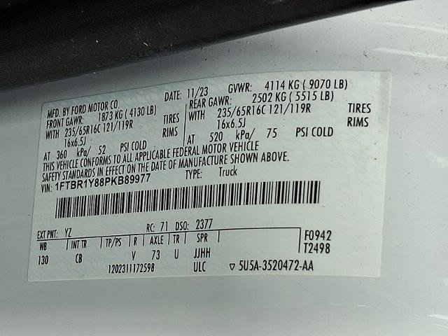Certified 2023 Ford Transit 250 Low Roof w/ Exterior Upgrade Package RWD image 24