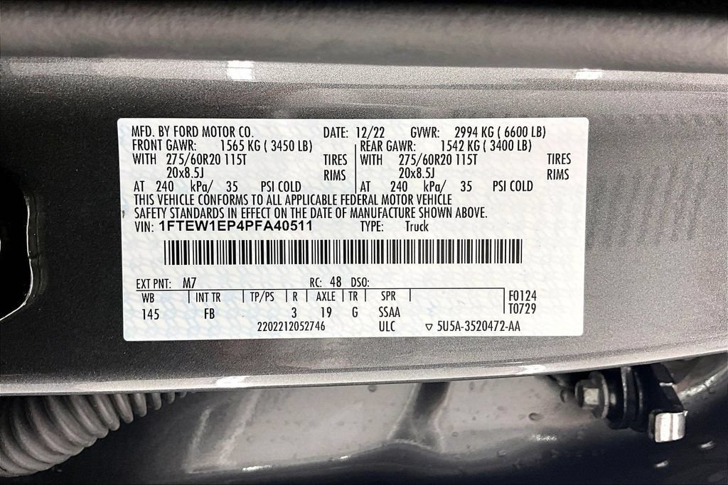 Certified 2023 Ford F150 XLT w/ Equipment Group 302A High AWD/4WD image 36