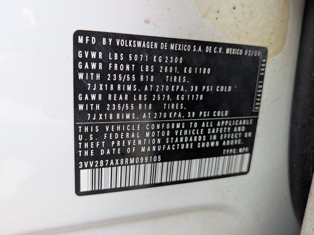Used 2024 Volkswagen Tiguan SE AWD/4WD image 23